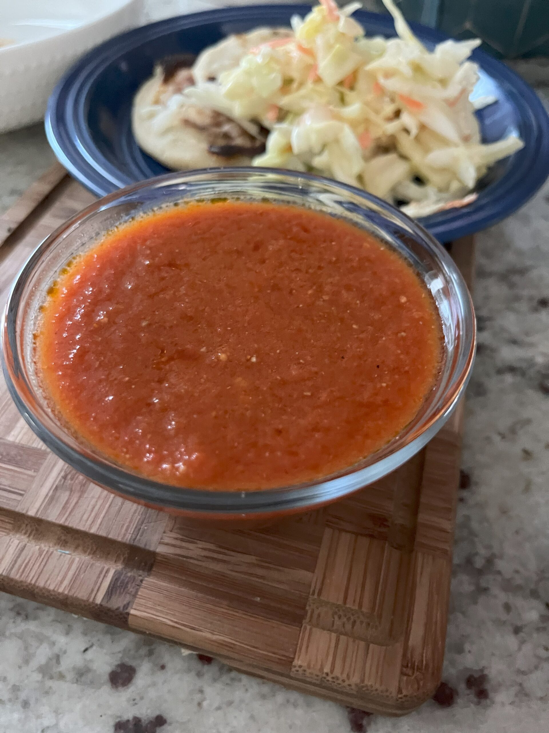 Easy Tomato sauce for pupusas