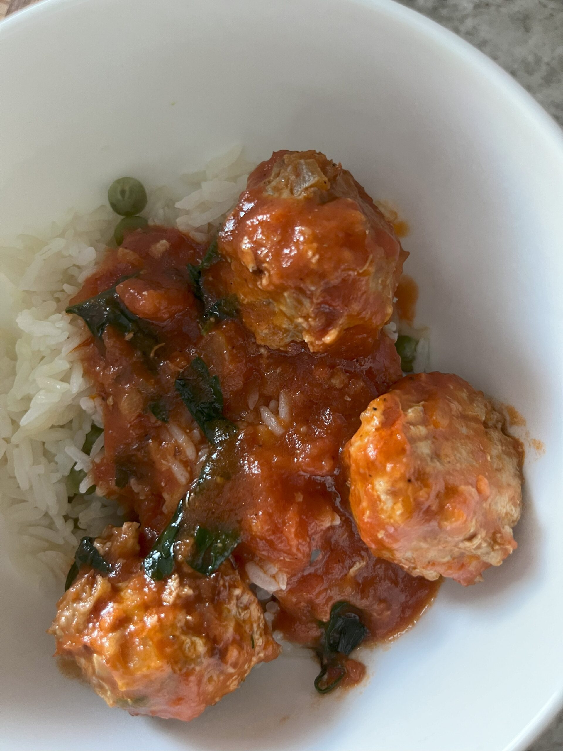 Easy baked meatballs (Ground Turkey)